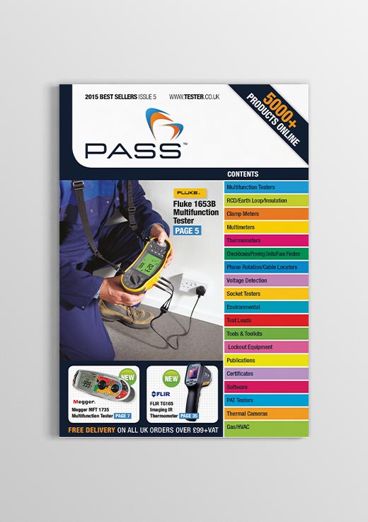 Front cover of the PASS tool and test equipment catalogue